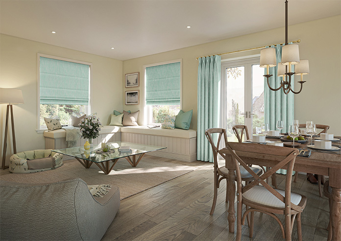 Cascade, Sea Breeze - Roman Blind - Image 6